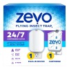 Zevo Fly Trap 1+1 Refill Plug-In UV Light Gnat &