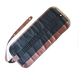 DIY Clay Tool Bag, Carving Tool Roll, 36 Slots Canvas Chisel Bag, Heavy Duty Pottery Tools Storage Bag, Pumpkin Carving and Chipping Sculpting Tool Roll Bag, Pencil Storage Bag