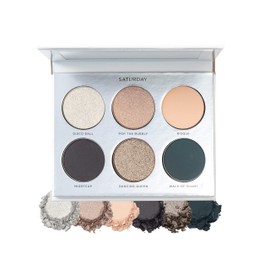 PÜR Beauty On Point Eyeshadow Palette, Matte, Shimmer & Metallic Shades, Skincare-Infused Formula, Cruelty Free, Saturday