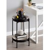 Kate and Laurel Nira Two-Tiered Modern Side Table, 15" x
