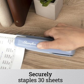 Swingline Sky Blue Swingline 747 Metal Stapler Jam Resistant Desktop Stapling Tool