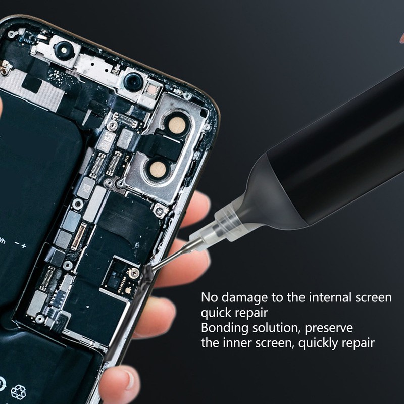 Polyurethane Adhesive 30mL Black High Strength Non Wire Drawing Mobile