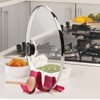 Hutzler Compact Pot Lid Stand and Spoon Rest, Space Saving
