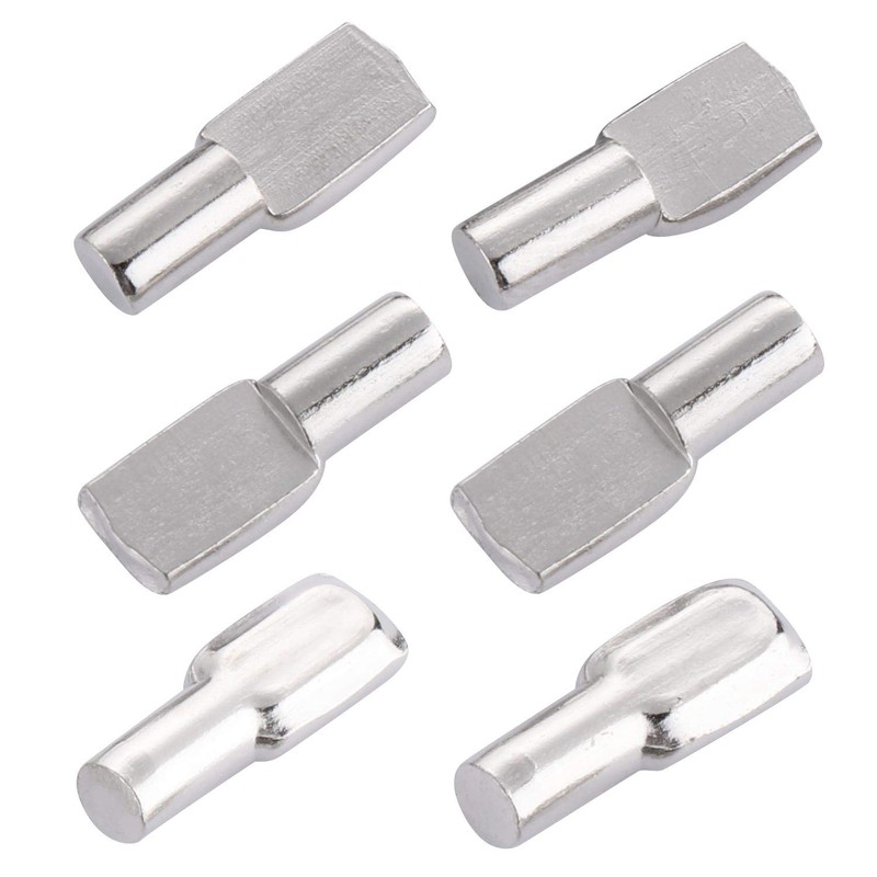 120 Packs Shelf Pins, 5mm Shelf Support Pegs Spoon Shape