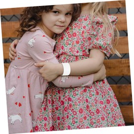 KOMBIUDA 20PCS Blank Snap Bracelets for DIY Graffiti Drawing Wristbands Fun Party Favors for Boys for Birthday Supplies Creative Activities Easy to Use Bands