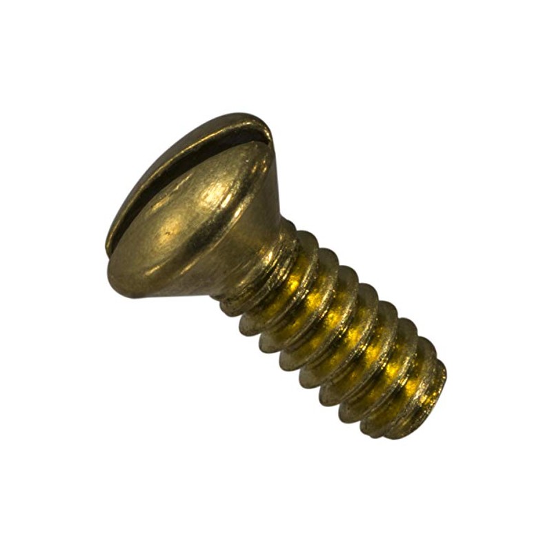 Hard-to-Find Fastener 014973130060 Slotted Oval Machine Screws, 6-32 x 3/8,