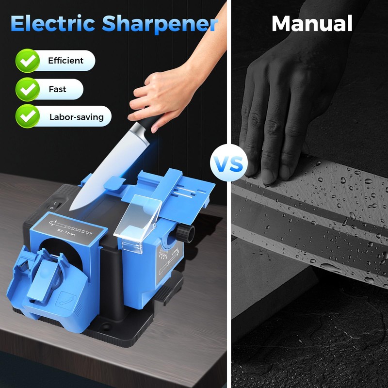 Electric Drill Bit Sharpener, Multifunction Electric Sharpening Machine, Knife, Chisel,