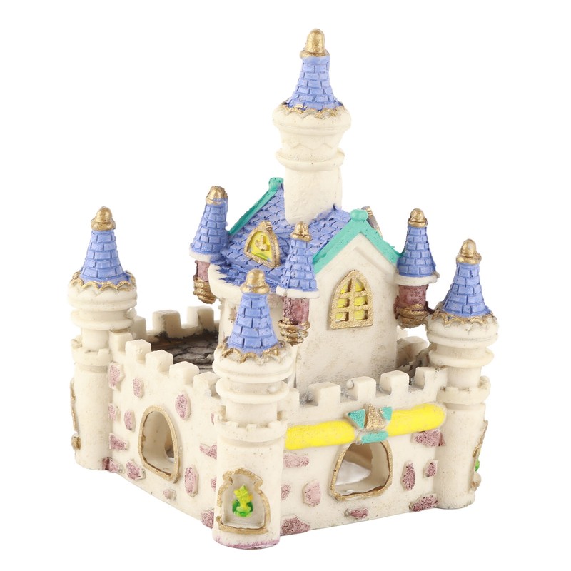 Aquarium Resin Castle Decoration High Simulation Fish Tank Roman Castle