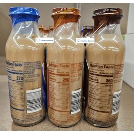 Generic Barissimo Iced Latte Coffee & Milk Beverage French Vanilla, Coffee Latte, Mocha 13.7fl oz 405ml (Three Bottles)