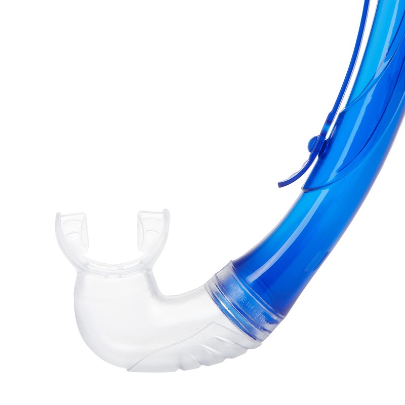 Zoggs Unisex-Youth Combo Reef Explorer Snorkel and Mask Set, Blue/White/Clear,