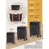 CONCEPTEN Luggage Sets 5 Piece, Suitcases with Wheels, Hardshell Suitcase