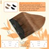 Full Shine Hair Extensions Invisible Wire Human Hair Extensions for