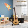 Guitar Model Lifelike Decorative Wooden Miniature Guitar Ornament for Christmas