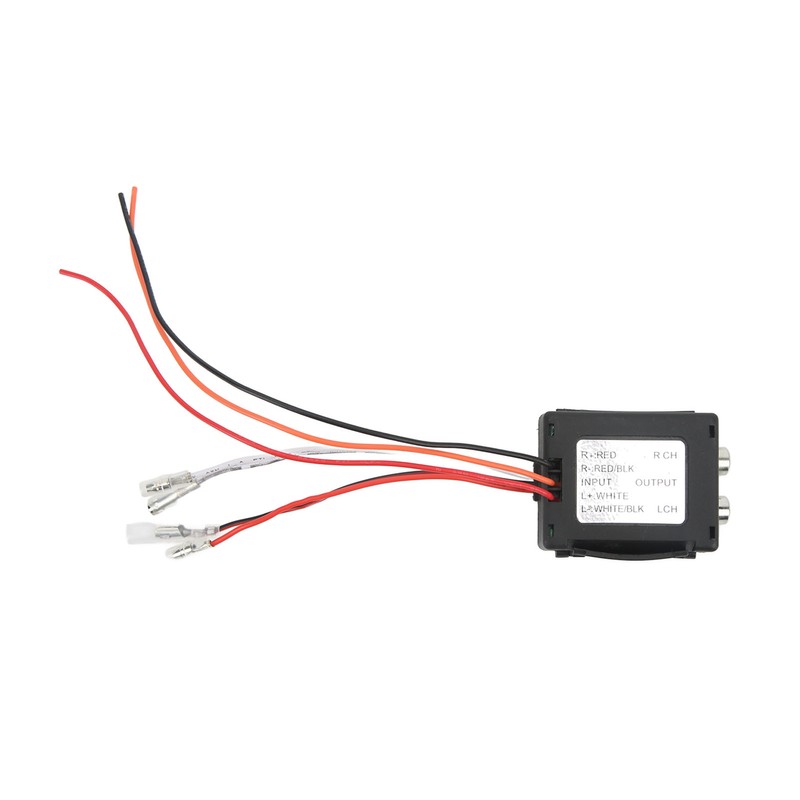 2 Channel Car Speaker to RCA Line Output Converter High