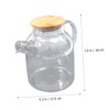 CIYODO 1.6l Glass Water Filter Kettle with Strainer Camping Kettle