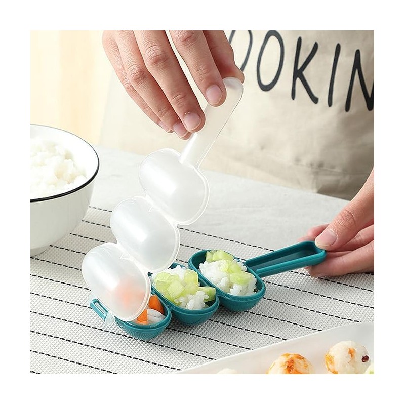 Blue Rice Ball Moulds, Rice Ball Mould, Rice Ball Maker,