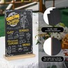 BOUBONI 2 Packs Small Chalkboard Sign 5.1x7.9 Inch With Wood