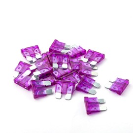 3 Amp Fuses Stanbdard Fuse 20Pcs, 3A Car Fuse Blade for Automotive, Truck, Boat, Motorcycle, SUV