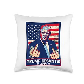 Trump 2024 The Return - Make Liberals Cry Again Kingmaker Throw Pillow