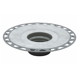 Schluter Kerdi-Drain PVC Flange Kit with 2-Inch Outlet - Provides Drainage Solutions for Tiled Showers - KD2/PVC/FL