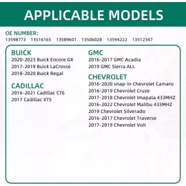generic 4ps Sensor Tpms Presion 433mhz Llanta Malibu Cruze Silverado