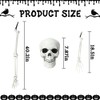 5Pcs Halloween Skeleton Decorations Groundbreaker Yard Stakes Lawn Garden