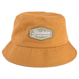 Blackskies® Oasis Bucket Hat | Men Women Unisex Sun Hat Fishing Hat in Pastel Colours Cap - Baseball Cap Men Women Streetwear Outdoor Summer Leisure, Oasis Mustard Yellow