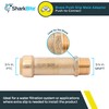 SharkBite 3/4 Inch MNPT Slip Adapter, Push to Connect Brass