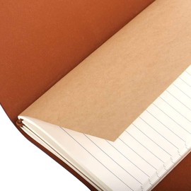 Leather Travel Journal, Travel Journal able Leather Notebook & Vintage Notebook, Travel Journal Notebook, 4.72 X 7.87 lnch