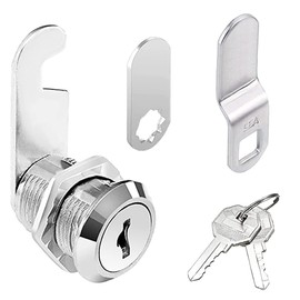 Security Cam Lock Furniture Lock Drawer Lock,Generic Lock for Mailboxes Standard Size Cam Lock with Keys for Cupboard Tool Boxes Mailbox(16 mm)