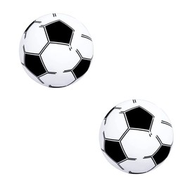 Ruwado 2 Pcs 7.8 Inch Inflatable Beach Balls Rainbow Plastic Colored Beach Ball for Beach Pool Party Favors Water Summer Supplies Decoration Outdoor Activities (Football)