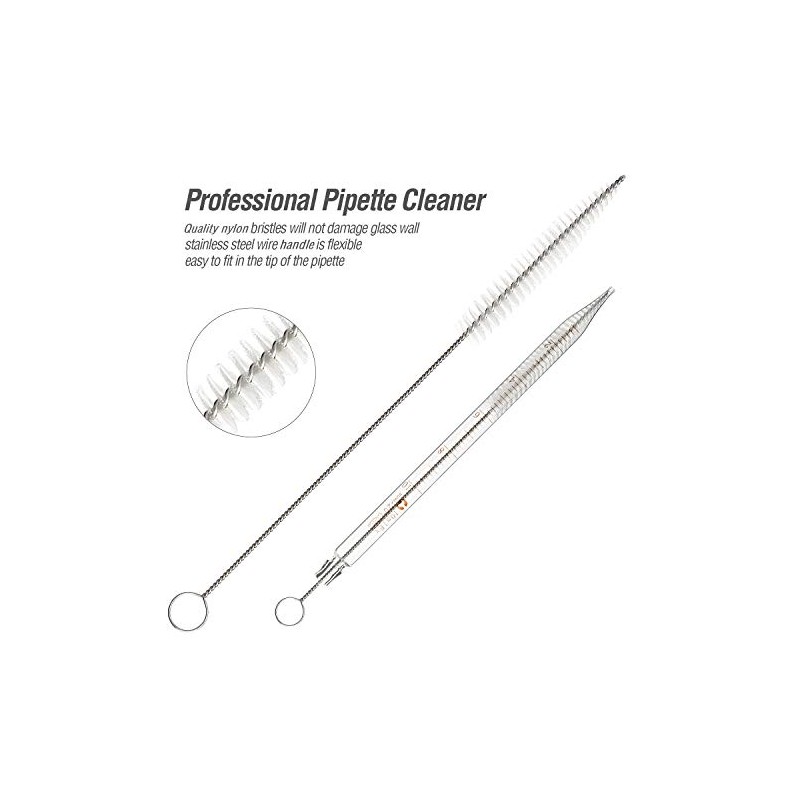 Hyber&Cara Hyber&Cara 2 Pcs 10ml Glass Pipette Dropper Graduated with