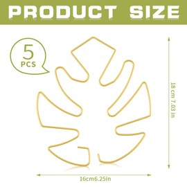 CPAYAI 5PCS Plant Stem Support, Monstera Plant Support, Sturdy Turtle Plant Stakes, Iron Stem Supports for Indoor Plants for Garden Flower Stems, Climbing Plants, Gardeners or Home