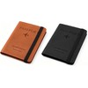 2 PACK Cartera para Pasaporte RFID, Pasaporte Funda para Hombres