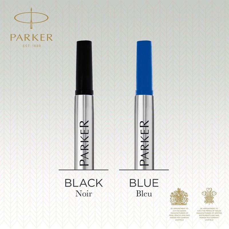 Parker Rollerball Pen Refills | Medium Point | Black QUINK