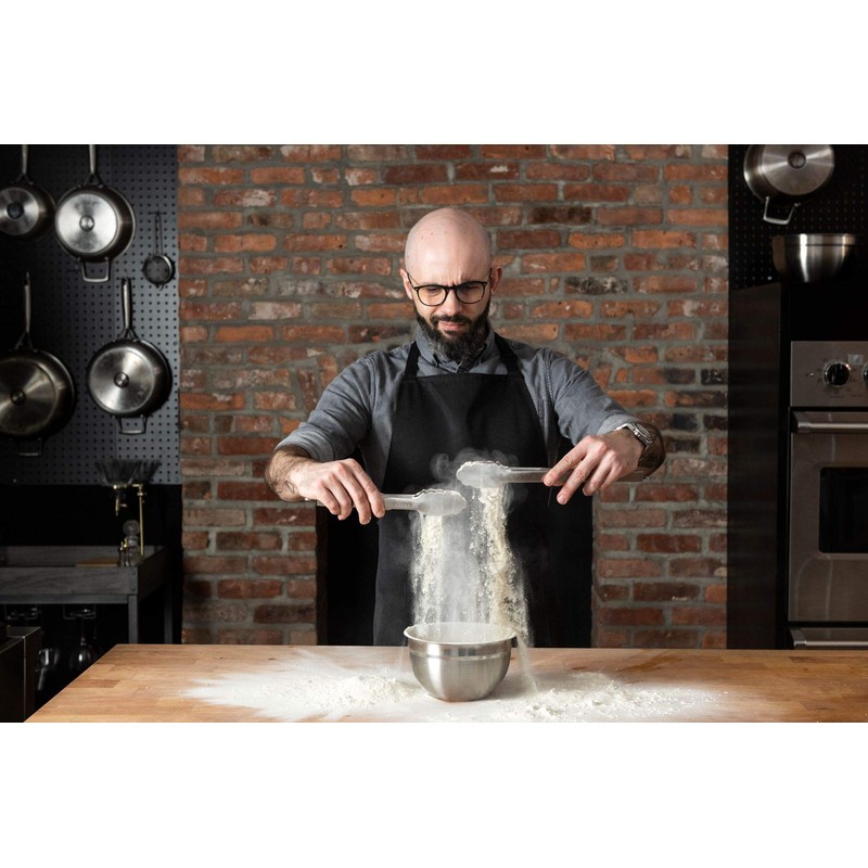 Babish 2-Piece Locking Kitchen Tongs Set – 12” & 9”