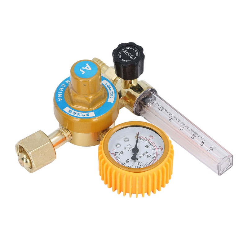 Argon Gas Regulator 0 To 3500psi Aluminum Alloy TIG Flow