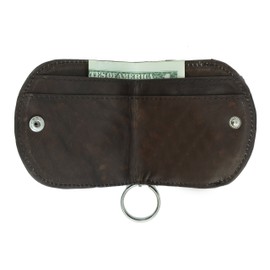 100% Genuine Leather Key Holder Brown #519CF