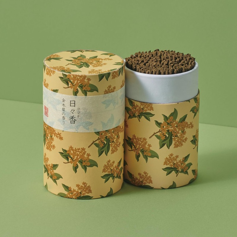 Tubular Incense Sticks, Daily Incense, Golden Osmanthus Scent