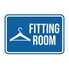 Classic Framed Fitting Room Sign (Blue) - Large