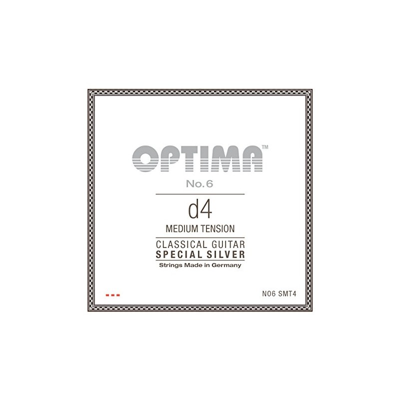 Optima No.6 Classical SPECIAL SILVER Strings, d-4 Medium Tension