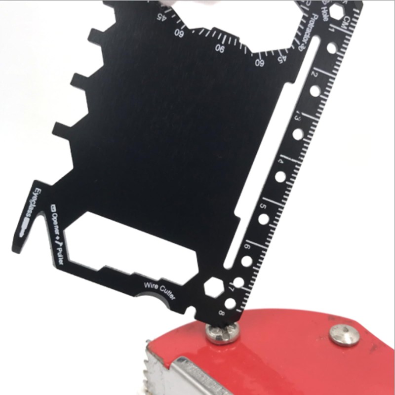 Toolcard 46 in 1 Card Multitool, Stainless Steel Wallet Card