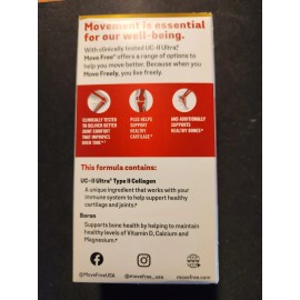 Move Free Joint Health Ultra Triple Action Cartilage Bones 75 pills expire 2/28
