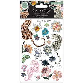 Craft Consortium Rub-On Transfers 2/Pkg-Enchanted Jungle