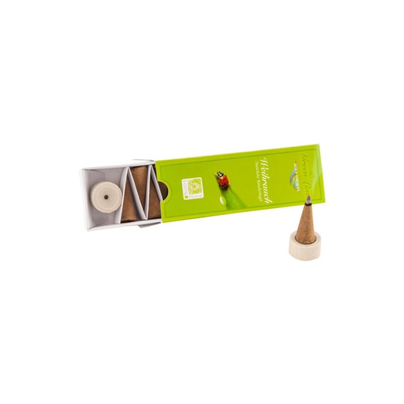 Berk HS-987 Räucherkegel - Weihrauch - Green Line, 16 g