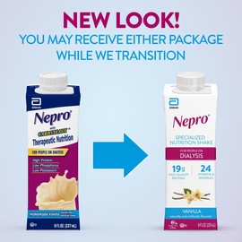 Nepro Liquid Nutrition, Homemade Vanilla, 8-Ounce Plastic Bottles (Pack of 24)