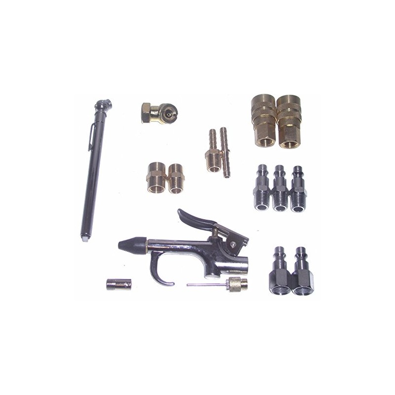 Canadian Tool and Supply 16 Piece Air Tool and Compressor