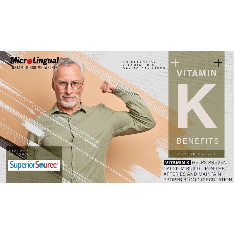 Superior Source K2 (MK-7) 100 mcg, with D3 (5,000 IU)