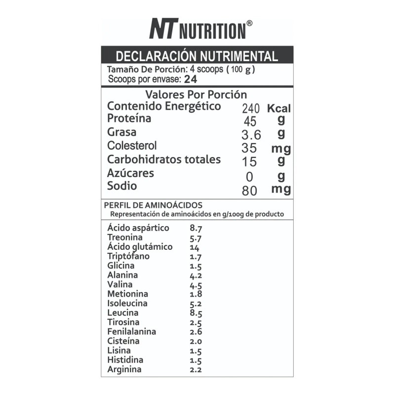 Pack Whey Protein 600g Y Creatina Premium 300g Nt Nutrition.