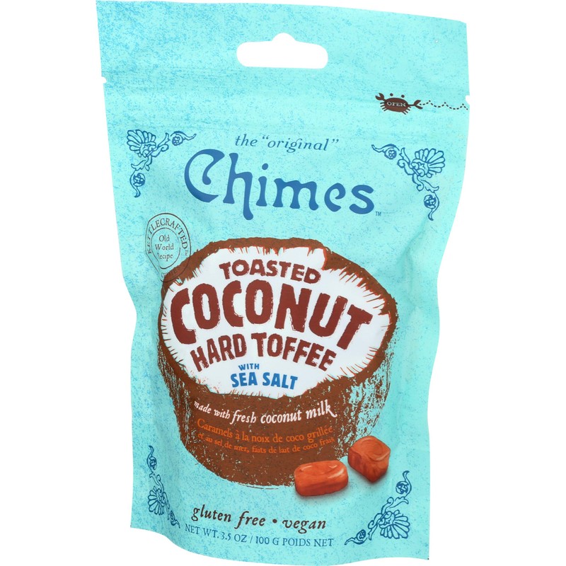 Chimes Toffee Hard Coconut Sea Salt, 3.5 oz